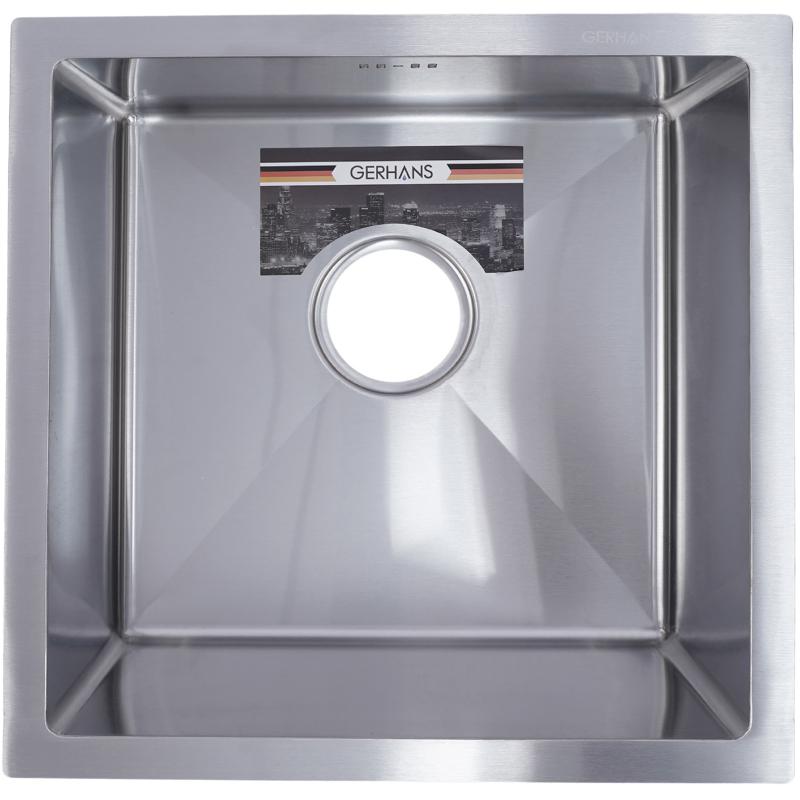 Приобрести gerhans кухонная мойка 44х44 см, под столешницу, сатин