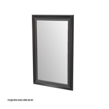 Caprigo Зеркало FRESCO 60 см, черное, эмаль