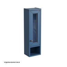 Caprigo Шкаф ALBION 24 см, правый, синий, эмаль