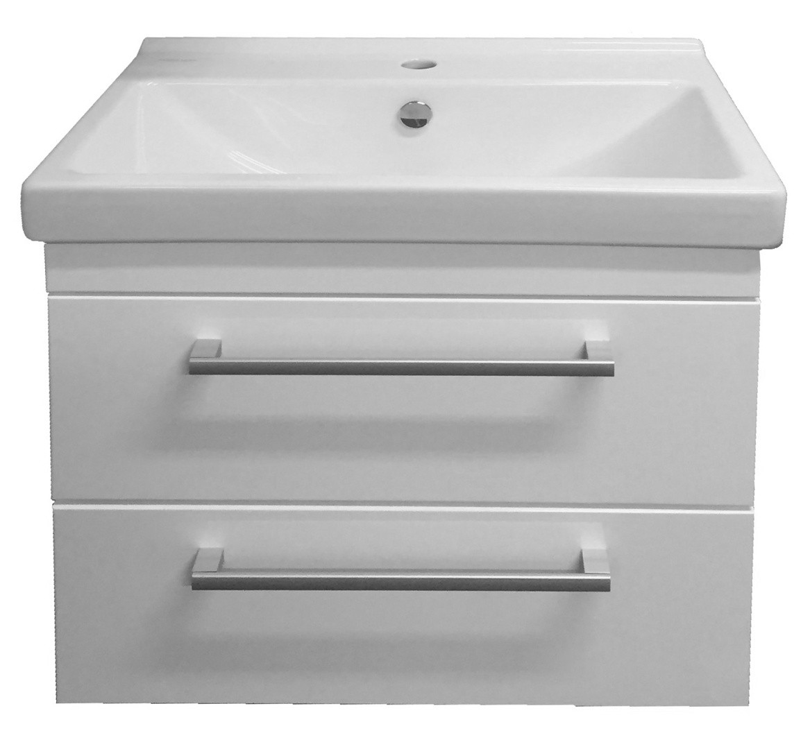 Приобрести loranto тумба подвесная с раковиной модерн 60/2 60х60 см, белая cs00039375