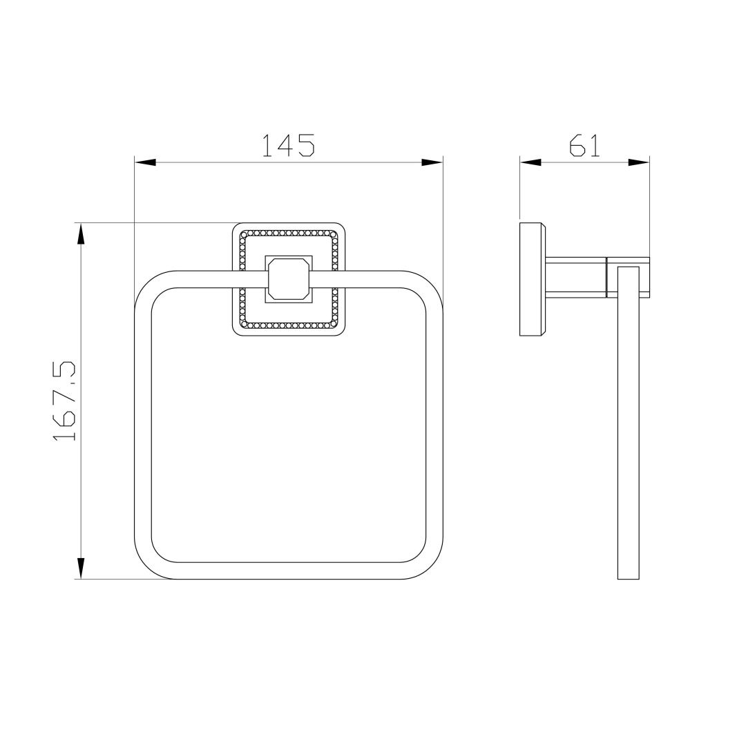Приобрести кольцо для полотенец wonzon & woghand roma, бронза (ww-7213)