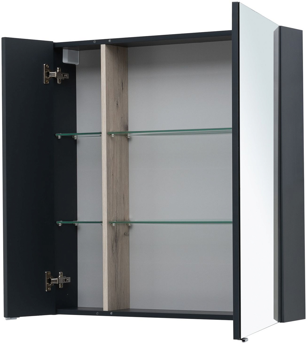 Приобрести aquanet зеркальный шкаф алвита new 80 см, антрацит