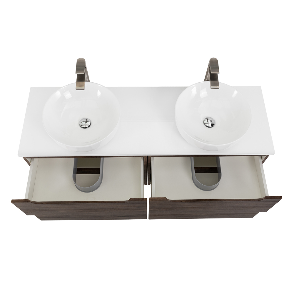 Приобрести belbagno тумба со столешницей etna 140 см, подвесная rovere moro