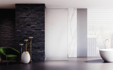 Veconi Душевая перегородка Korato 80x200 см, хром, стекло дождь KR81R-80-06-C4