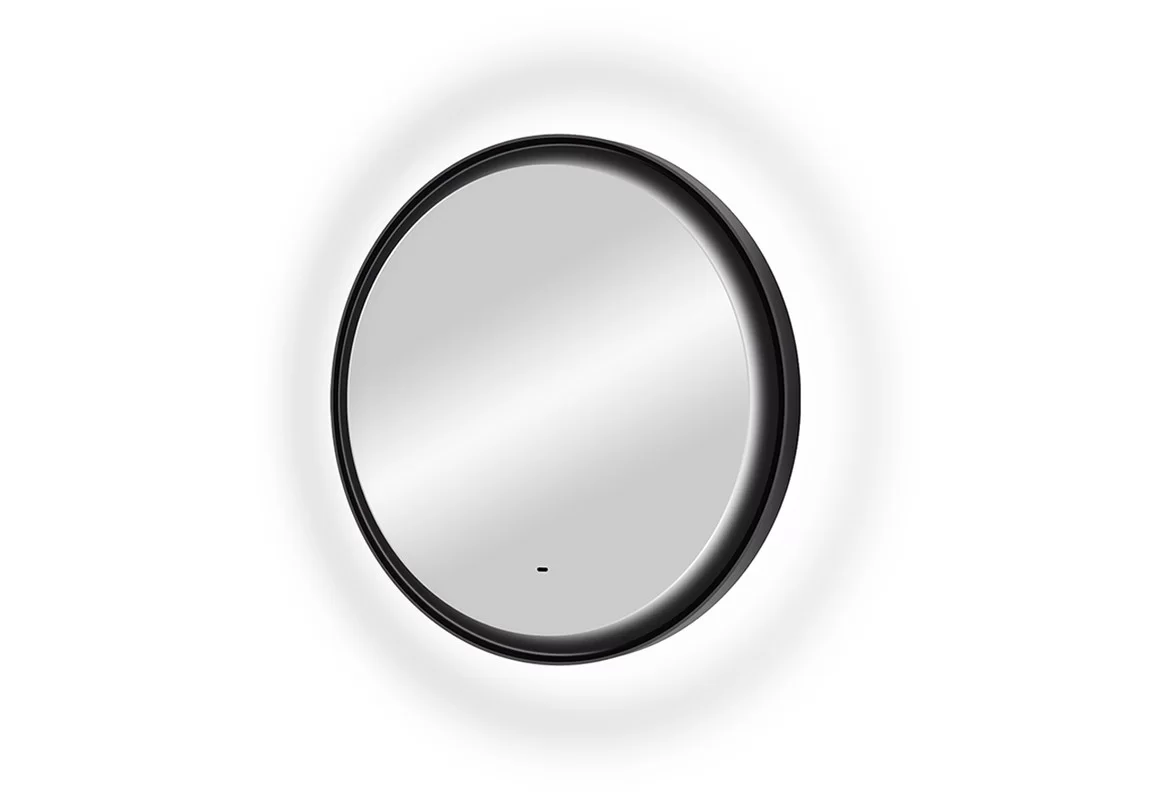 Приобрести continent зеркало с подсветкой planet black 80х80 см, черное