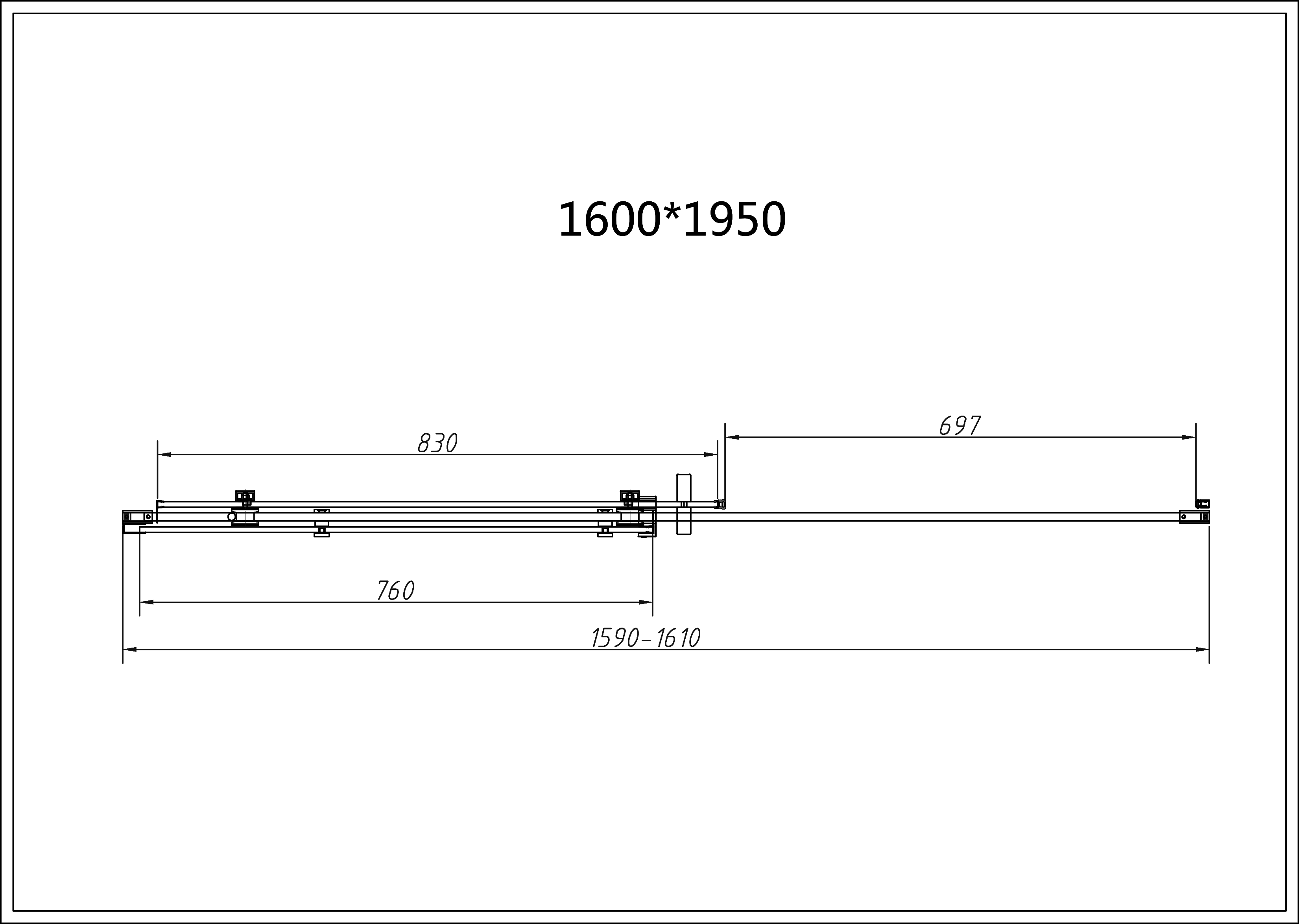Приобрести vincea душевое ограждение como-n 160х90 см, прозрачное, черная vsr-4cn9016clb