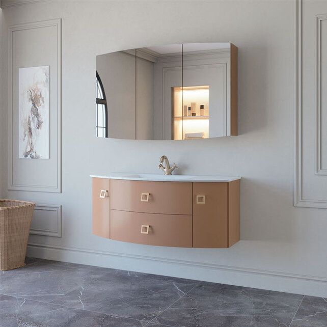 Приобрести caprigo тумба с раковиной legato 120 см, мокко