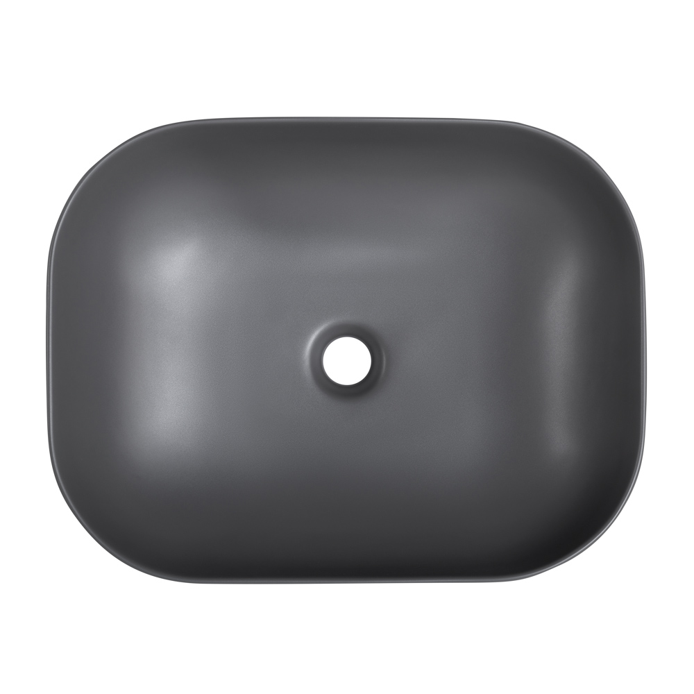 Приобрести belbagno накладная раковина 50х40 см, серая матовая bb1302-h311