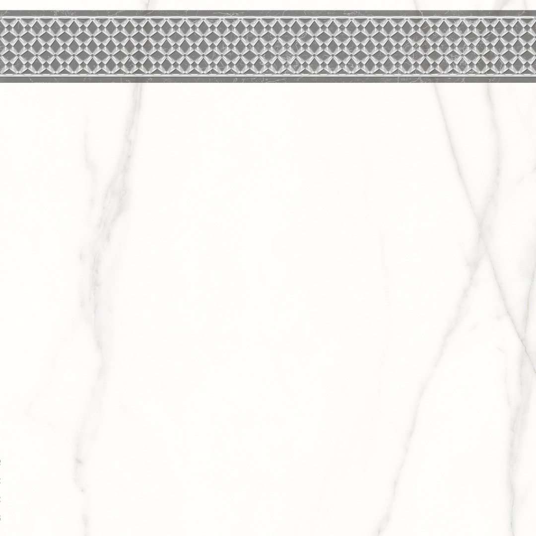 Приобрести декор напольный lb-ceramics каррара нова 45х45 см, белый\серый