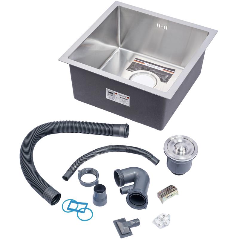 Приобрести gerhans кухонная мойка 44х44 см, под столешницу, сатин