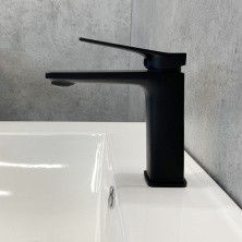 Comforty Смеситель для раковины, черный матовый, FC071A-CMT