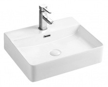 Раковина накладная Azario 51,5х42,5 см, белая AZ-2173-S SP