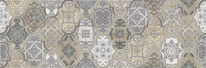 Приобрести декор настенный alma ceramica анатоли многоцветный 20х60