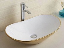 Раковина накладная CeramaLux 61 см NC 7811AJW