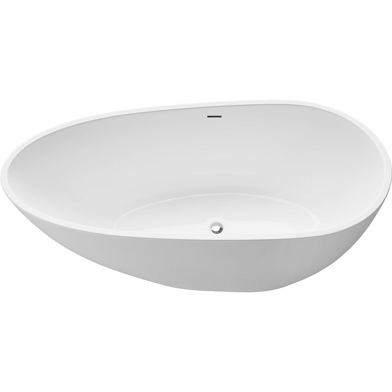 Приобрести grossman отдельностоящая ванна fly 170x80 см, белая gr-1102