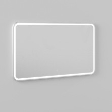 Briz Зеркало ALBI 120х80 см, с подсветкой и подогревом, сенсорное включение , белое, ПДЗ45-120