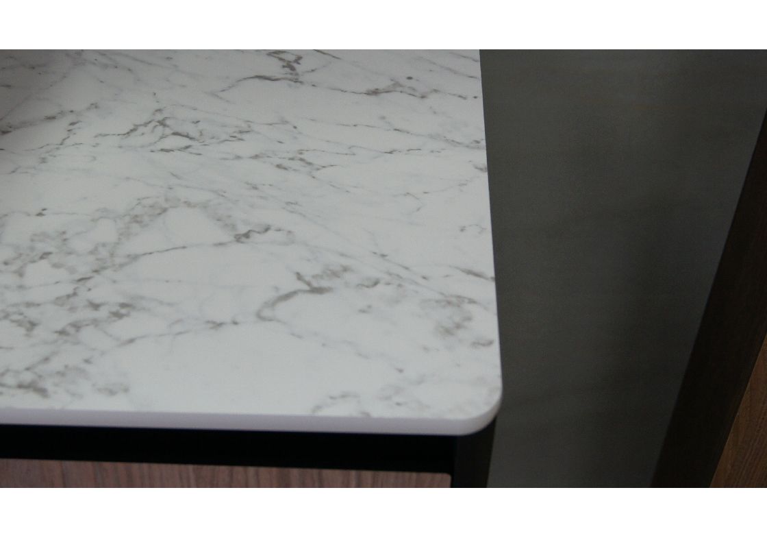 Приобрести столешница velvex klaufs 60 см stkla.60.mh-216.616, цвет белый мрамор