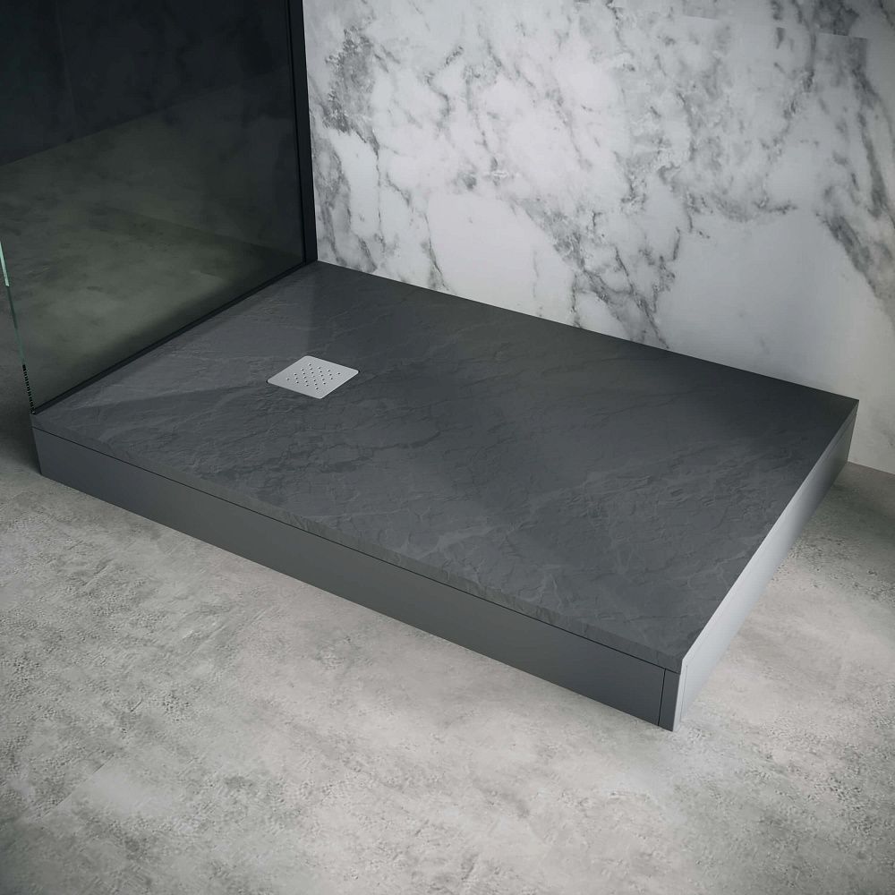 Приобрести grossman каменный душевой поддон strong 80x100 см, графит gr-s280100q