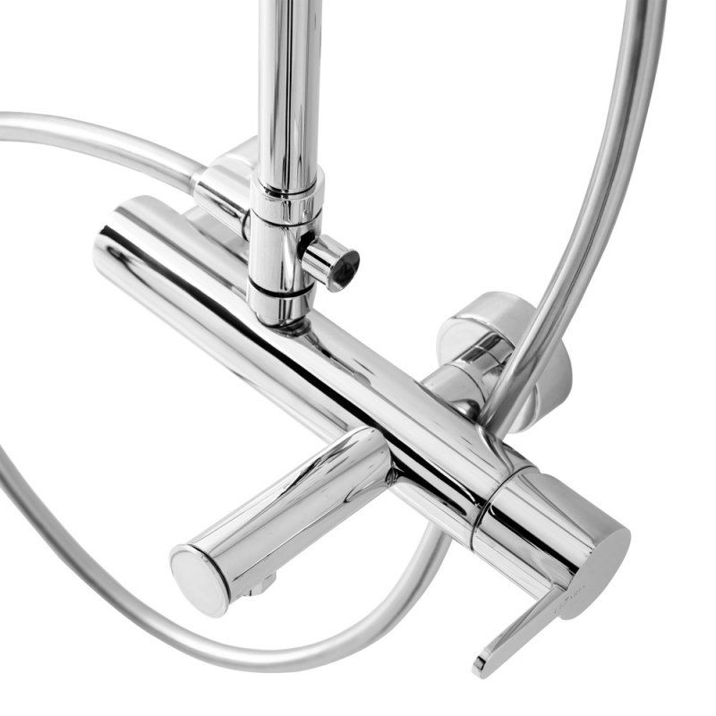 Приобрести cezares душевая система leaf, хром leaf-cvda-30