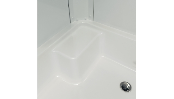 Приобрести тритон душевая кабина коралл в 120х80 см, белая, узор, правая щ0000038533