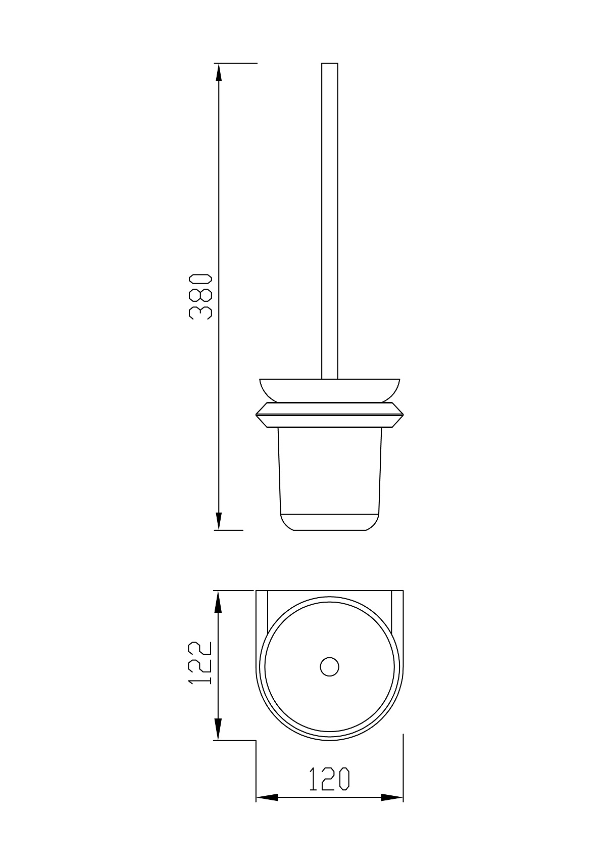 Приобрести cezares ёршик для унитаза liner, подвесной, хром liner-tbs-v-01