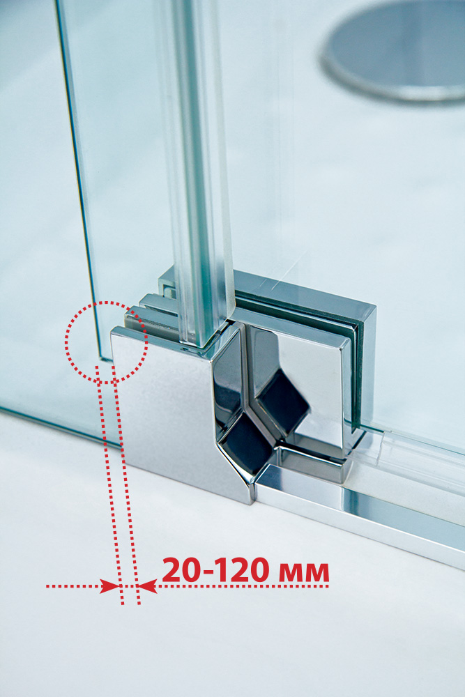 Приобрести cezares душевое ограждение slider 70х90 см, хром slider-ah-1-90-70/80-c-cr