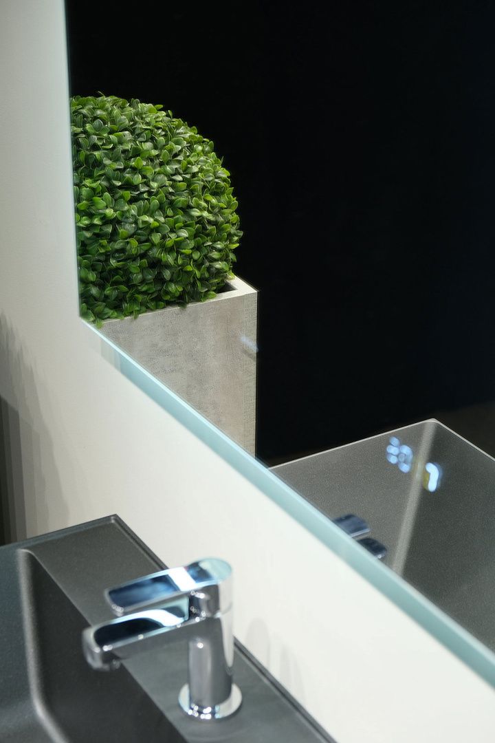 Приобрести jorno зеркало kvadro 60 см, с подсветкой, часы