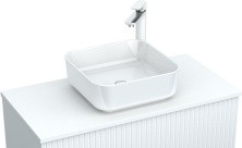 Aquanet Столешница Джейн 90 см, белый матовый