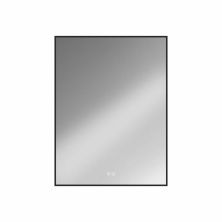 Vincea Зеркало 60х80 см, с led подсветкой, сенсор, диммер, подагрев, черное VLM-3VN600B-2