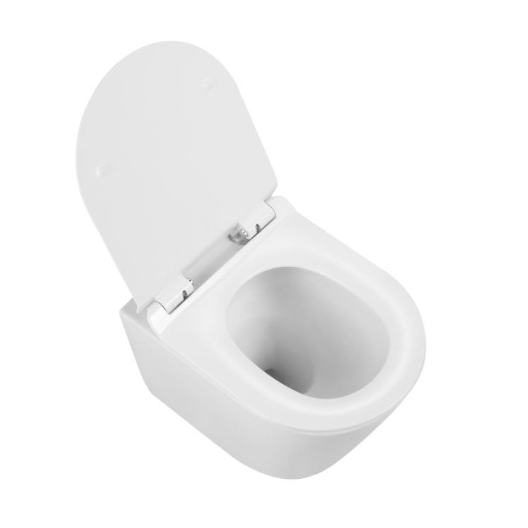 Приобрести sole унитаз подвесной torr turbo, безободковый с сиденьем дюропласт, микролифт ут000090240