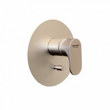 Kerama Marazzi Смеситель для душа скрытого монтажа Ole, с дивертором на два потока, атласное золото 69470EKM.M0.071