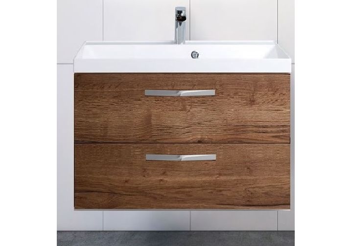 Приобрести тумба подвесная с раковиной belbagno aurora-700-2c-so-rt 70 см, rovere tabacco