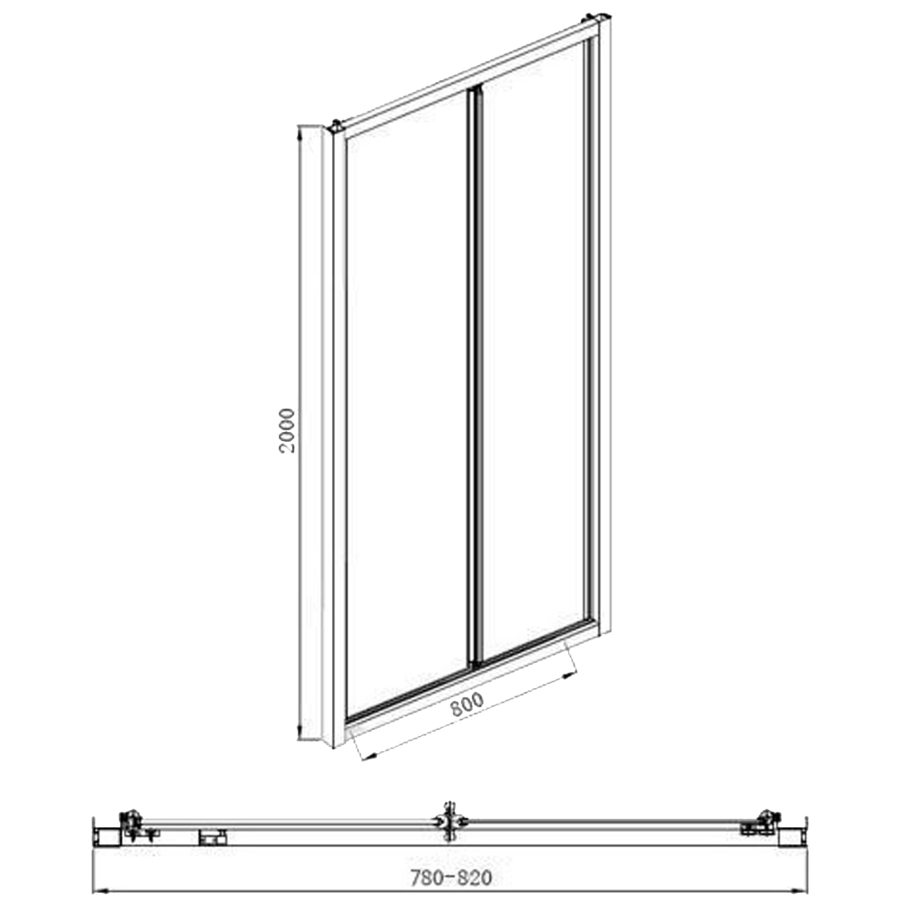 Приобрести aquanet душевая дверь alfa naa6422 80, прозрачное стекло