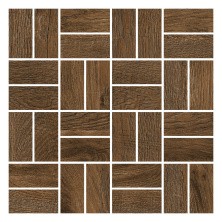 Мозаика Grasaro Italian Wood 245х245, SR, венге\темное дерево