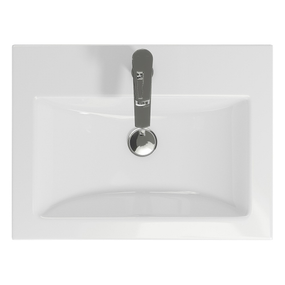 Приобрести aqua de marco тумба подвесная с раковиной axioma 60см, один ящик, белый 2060wgaxi/h; s-um-com60/1-w