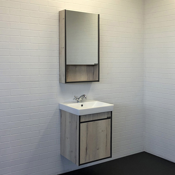 Приобрести сomforty зеркало-шкаф "вена-45" дуб дымчатый