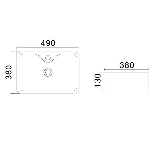 Приобрести azario раковина накладная 49х38 см, белая az-4569a