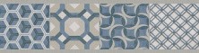 Бордюр настенный Kerama Marazzi Онда 2 200х72 синий VT\B449\11037R