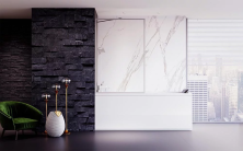 Veconi Шторка на ванну Palau 60x150 см, Хром, прозрачное PL85-60-01-C7