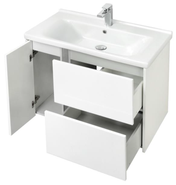 Приобрести тумба акватон стоун 80 см, белая