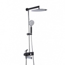 Gappo Душевая система G2481 с изливом, черный/хром 93278