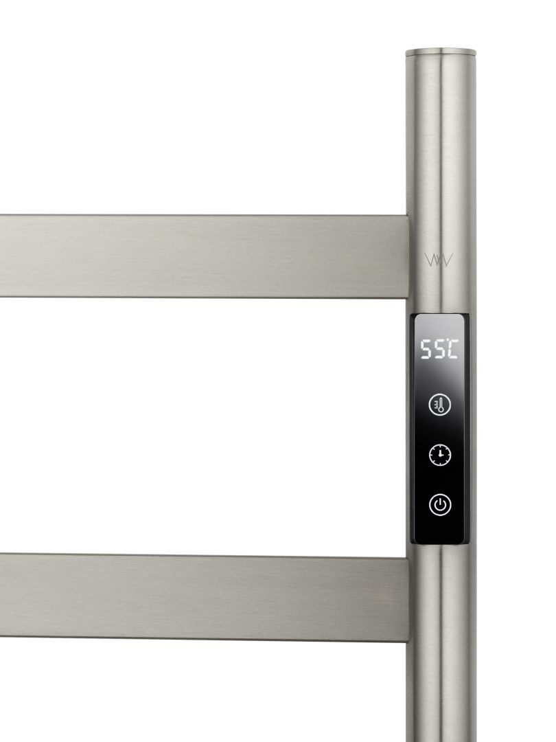 Приобрести полотенцесушитель электрический wonzon & woghand essen, брашированный никель (ww-a405-br)