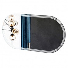 AZARIO зеркало Вивиан New1200*600- 2 двойн подогрев+сенс выкл, гор/верт крепл