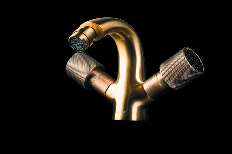 Приобрести boheme смеситель для биде royale cristal, бронза\черные кристаллы 316-royal/crst black