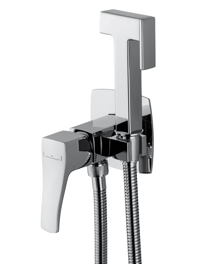 Приобрести смеситель с гигиеническим душем встраиваемый wonzon & woghand flex, хром (ww-88829072-cr)