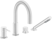 Boheme Смеситель для ванной Uno, врезной, белый матовый 460-MW