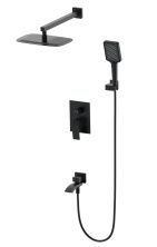 Душевая система встраиваемая WONZON & WOGHAND FIT, Черный матовый (WW-88939009A-MB)