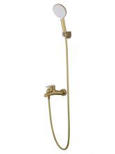 Смеситель для ванны с душем WONZON & WOGHAND ALFA, Брашированное золото (WW-AE3204-BG)