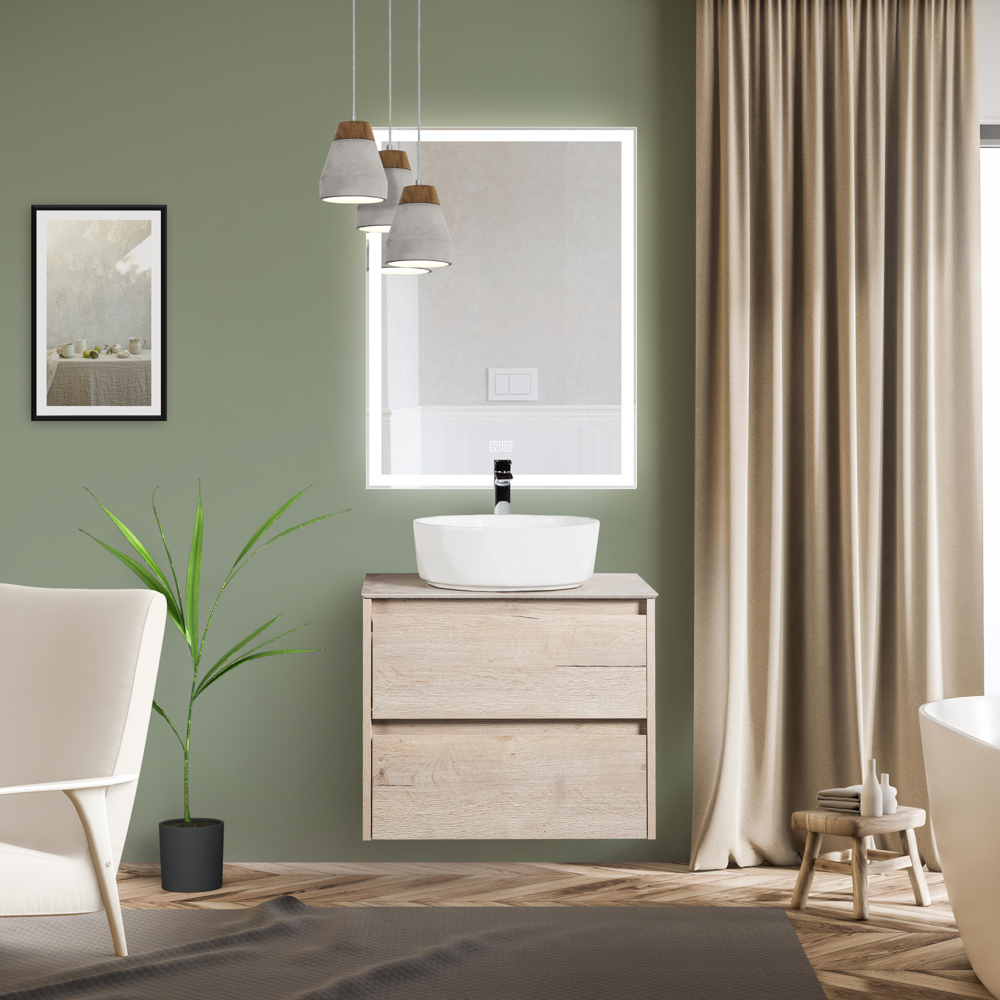 Приобрести belbagno зеркало 60х80 см spc-grt-600-800-led-tch-warm