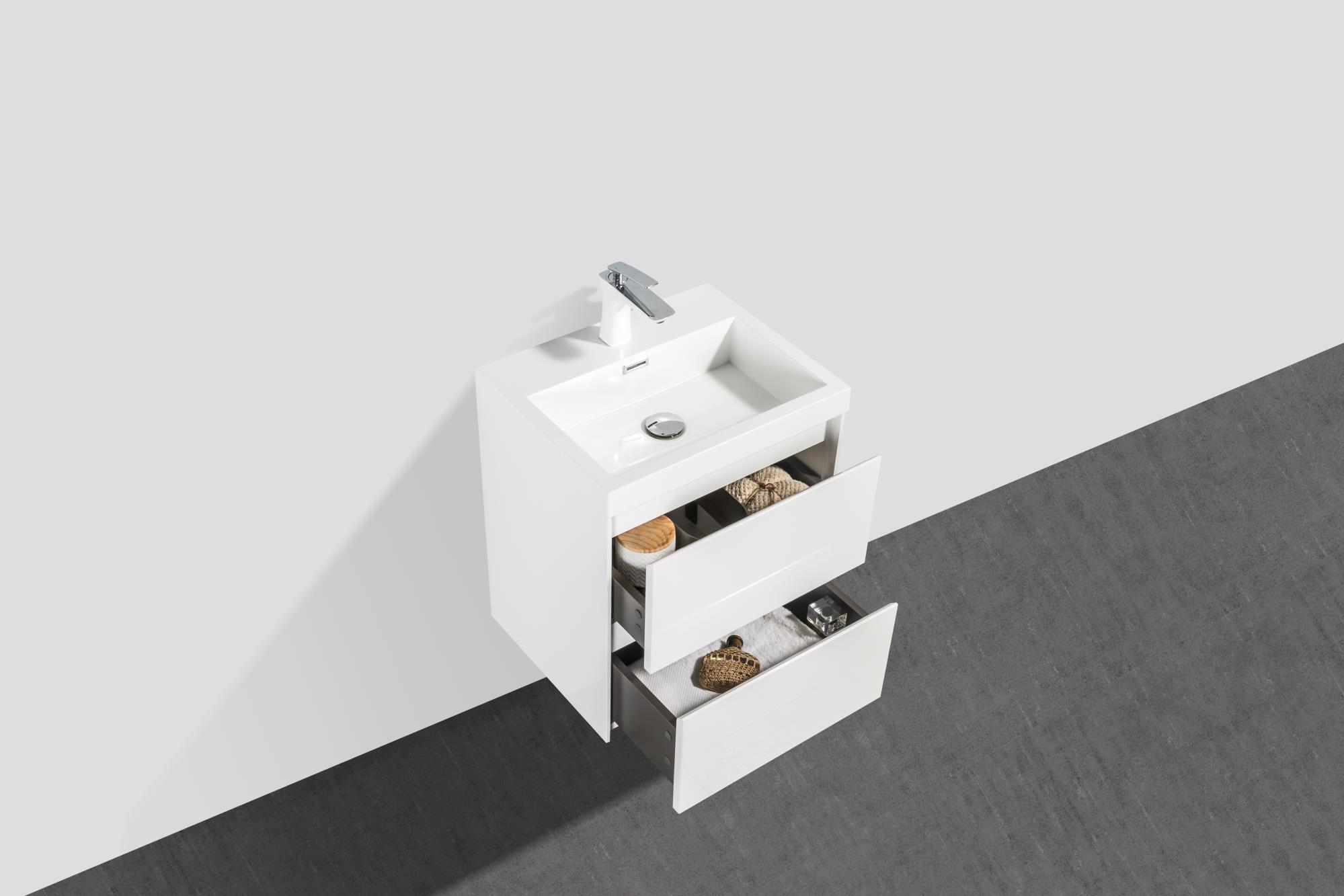 Приобрести belbagno тумба с раковиной pietra mini 50 см, подвесная bianco lucido, белая раковина